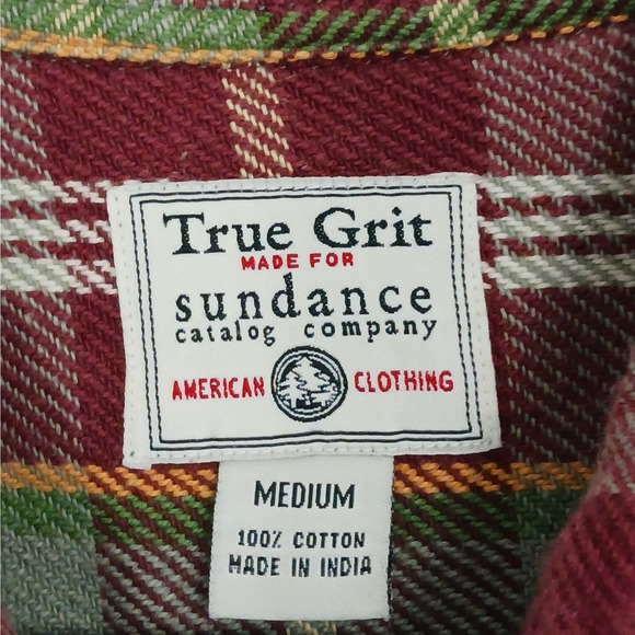 True Grit Mountain Shirt Jacket Mens Medium Sundance Shacket Lumber Heavy Cotton - Picture 4 of 7
